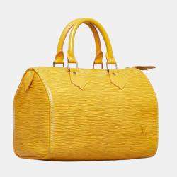 LOUIS VUITTON Yellow Epi Leather Speedy 25 - The Purse Ladies