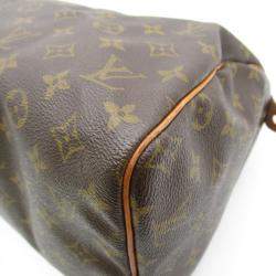 Pre Owned Louis Vuitton Brown Monogram Canvas Speedy 30 Handbag