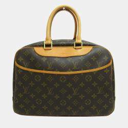 Louis Vuitton Deauville Monogram Canvas Boston Shoulder Bag