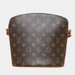 Pre Owned Louis Vuitton Brown Monogram Canvas Drouot Shoulder Bag