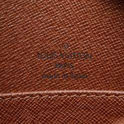 Pre Owned Louis Vuitton Brown Monogram Canvas Drouot Shoulder Bag