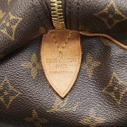 Louis Vuitton Brown Monogram Canvas Keepall 60 Travel Bag
