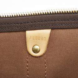 Louis Vuitton Brown Monogram Canvas Keepall 60 Travel Bag
