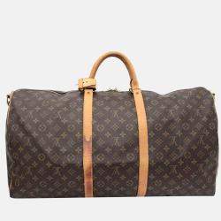 Louis Vuitton Keepall 60 Bandouliere Monogram Canvas Travel Bag on SALE