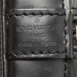 Pre Owned Louis Vuitton Black Epi Leather Alma PM Bag