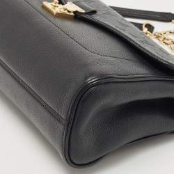 Pre Owned حقيبة لوي فيتون سان جيرمين جلد أمبرين أسود مونوغرامي MM 