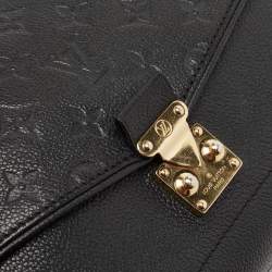 Pre Owned حقيبة لوي فيتون سان جيرمين جلد أمبرين أسود مونوغرامي MM 