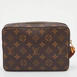 Pre Owned Louis Vuitton Monogram Canvas Soft Trunk Pouch
