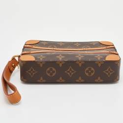 Pre Owned Louis Vuitton Monogram Canvas Soft Trunk Pouch