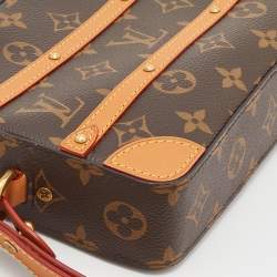 Pre Owned Louis Vuitton Monogram Canvas Soft Trunk Pouch