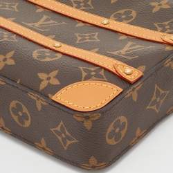 Pre Owned Louis Vuitton Monogram Canvas Soft Trunk Pouch