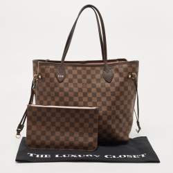 Louis Vuitton Damier Ebene Canvas Neverfull MM Bag