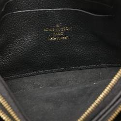Pre Owned Louis Vuitton Bicolor Monogram Empreinte Leather Double Zip On Strap Pochette