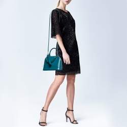 Pre Owned Louis Vuitton Cyan Epi Leather Alma BB Bag