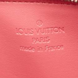 Pre Owned Louis Vuitton Fuschia Monogram Vernis Lexington Pochette 