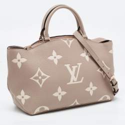 Pre Owned Louis Vuitton Bicolor Monogram Empriente Leather Patit Palais Bag