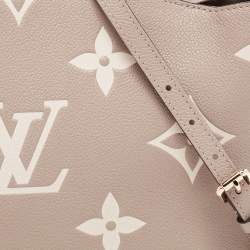 Pre Owned Louis Vuitton Bicolor Monogram Empriente Leather Patit Palais Bag