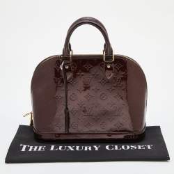 Pre Owned حقيبة لوي فيتون ألما فيرنيه أمارانت مونوغرامي PM 