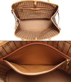 Pre Owned Louis Vuitton Brown Canvas Monogram Neverfull MM Tote Bag 