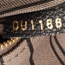 Pre Owned Louis Vuitton Black Monogram Impreinte Leather Speedy 25 Bandouliere Bag