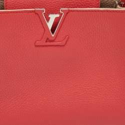 مملوكة مسبقًا Louis Vuitton Red Taurillon Leather Capucines BB Bag