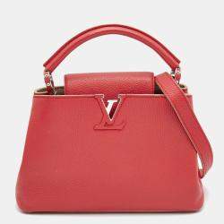 Louis Vuitton Red Taurillon Leather Capucines BB Bag Louis Vuitton
