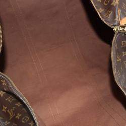 Louis Vuitton Brown Monogram Canvas Keepall 55 Bag