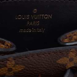 Pre Owned Louis Vuitton Brown Monogram Coated Canvas Noe Fringe Crossbody Bag