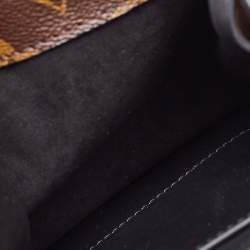 Pre Owned Louis Vuitton Brown Monogram Coated Canvas Noe Fringe Crossbody Bag