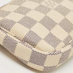 Pre Owned Louis Vuitton Damier Azur Canvas Mini Pochette Accessoires