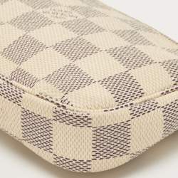 Pre Owned Louis Vuitton Damier Azur Canvas Mini Pochette Accessoires