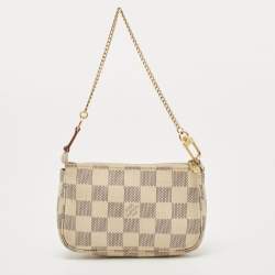 Pre Owned Louis Vuitton Damier Azur Canvas Mini Pochette Accessoires