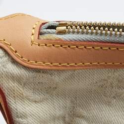 Pre Owned حقيبة لوي فيتون صنبروست إصدار محدود دنيم مونوغرامي أخضر اومبري متوسطة 