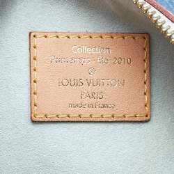 Pre Owned حقيبة لوي فيتون صنبروست إصدار محدود دنيم مونوغرامي أخضر اومبري متوسطة 