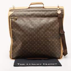 Pre Owned Louis Vuitton Monogram Canvas Garment Cover Bag