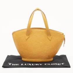 Pre Owned Louis Vuitton Tassil Yellow Epi Leather Saint Jacques PM Bag