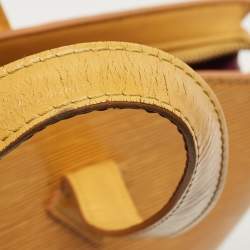 Pre Owned Louis Vuitton Tassil Yellow Epi Leather Saint Jacques PM Bag