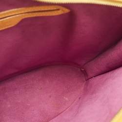 Pre Owned Louis Vuitton Tassil Yellow Epi Leather Saint Jacques PM Bag