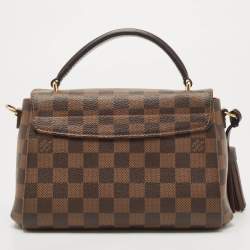 Pre Owned Louis Vuitton Damier Ebene Canvas Croisette Bag