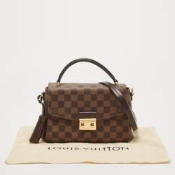 Pre Owned Louis Vuitton Damier Ebene Canvas Croisette Bag
