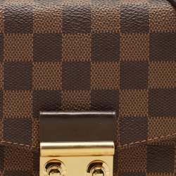 Pre Owned Louis Vuitton Damier Ebene Canvas Croisette Bag