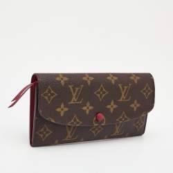 Louis Vuitton Fuchsia Monogram Canvas Emilie Wallet