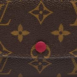 Louis Vuitton Fuchsia Monogram Canvas Emilie Wallet
