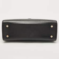 Pre Owned Louis Vuitton Black Epi Leather Brea GM Bag