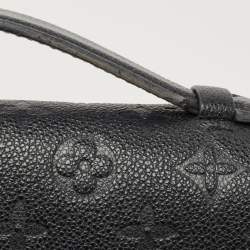 Pre Owned Louis Vuitton Black Monogram Empriente Leather Pochette Metis Bag