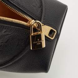 Pre Owned Louis Vuitton Black Monogram Empreinte Leather BB Neo Alma Bag