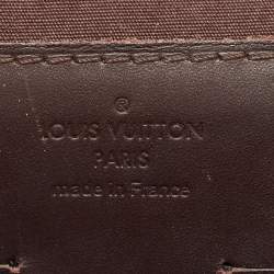 Pre Owned Louis Vuitton Amarante Monogram Vernis Ana Clutch Bag