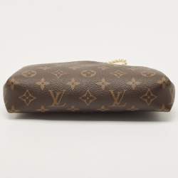 Pre Owned Louis Vuitton Cherry Monogram Canvas Pallas Chain Clutch