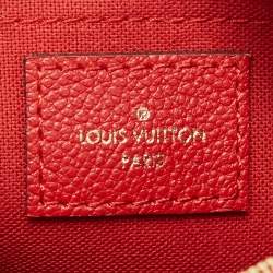 Pre Owned Louis Vuitton Cherry Monogram Canvas Pallas Chain Clutch
