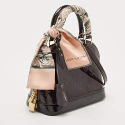 Pre Owned Louis Vuitton Amarante Monogram Vernis Alma BB Bag